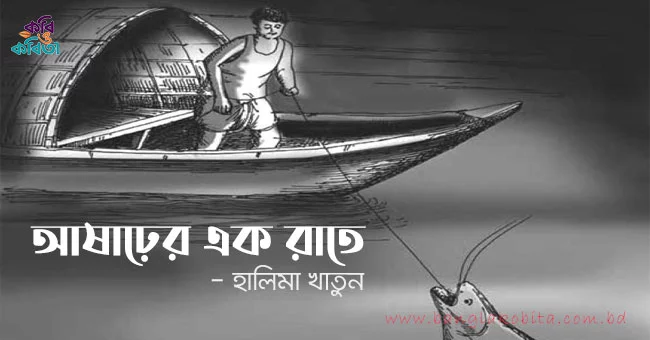 আষাঢ়ের এক রাতে - হালিমা খাতুন